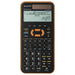 Sharp EL-W531 XG-YR Scientific Calculator WriteView Display Metallic Orange 335 Functions TWIN-Power for Grammar/Secondary School