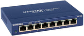 NETGEAR ProSAFE Unmanaged Switch - GS108 - Desktop - 8 Gigabit Ethernet poorten 10/100/1000 Mbps