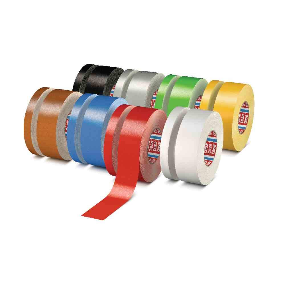 Tesa 04651-00535-00 4651, Gewebeband Premium 50mx25mm in grau, 50 m x 25 mm