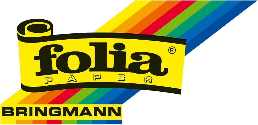 Folia Coloured Paper Mix 25 x 35 cm 130 g/m Sheets Assorted in 25 Ideal Base for Versatile Crafts, Blatt