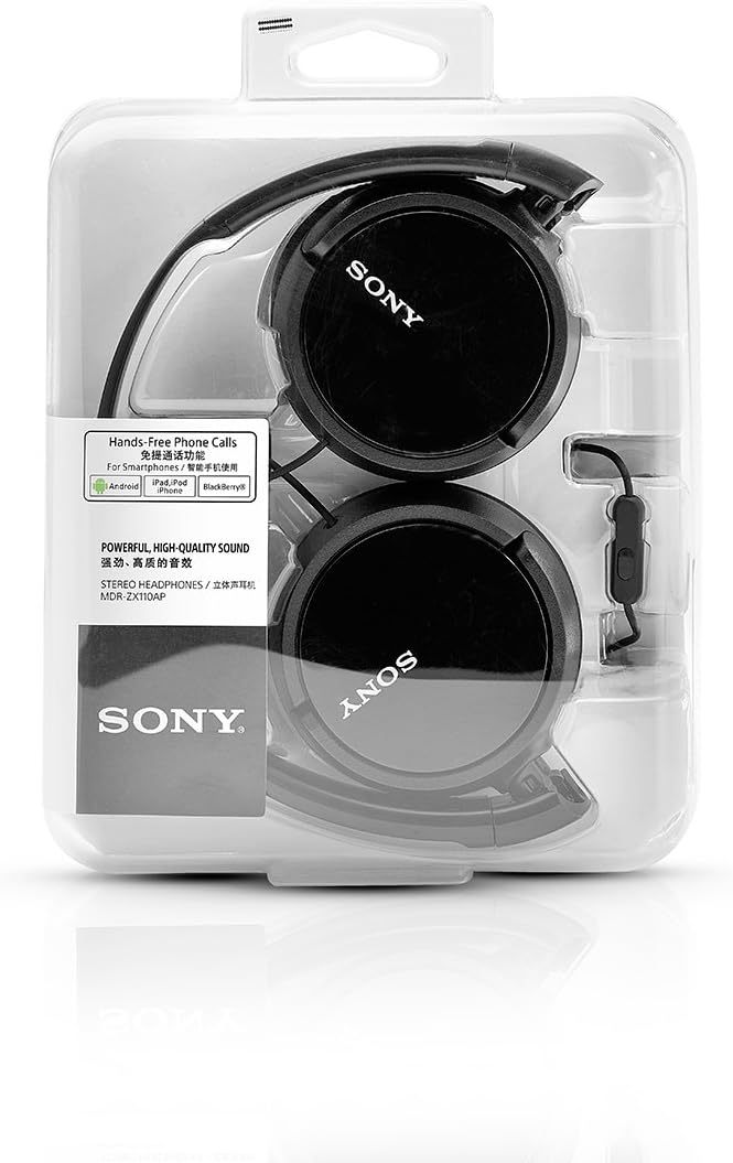 Sony MDR-ZX110AP Overhead Headphones with In-Line Control