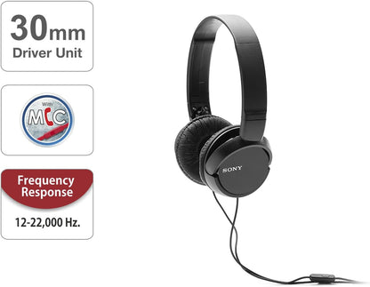 Sony MDR-ZX110AP Overhead Headphones with In-Line Control