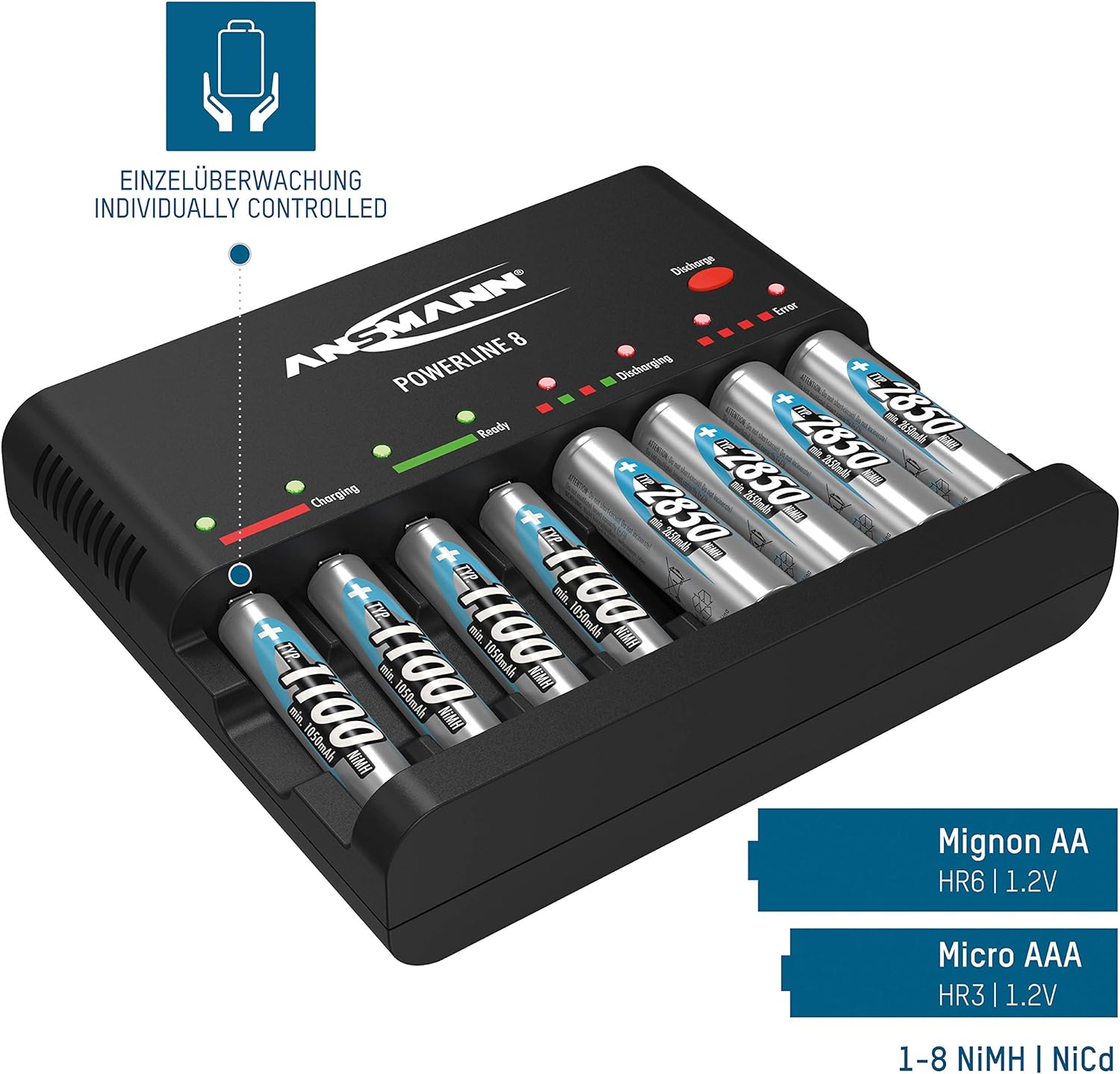 ANSMANN Ladegerat Powerline 8