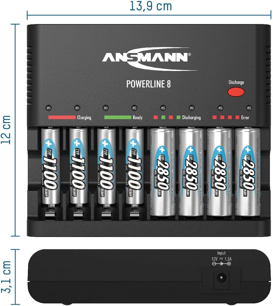 ANSMANN Ladegerat Powerline 8