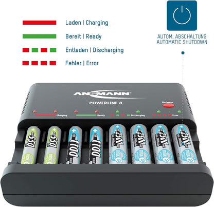 ANSMANN Ladegerat Powerline 8
