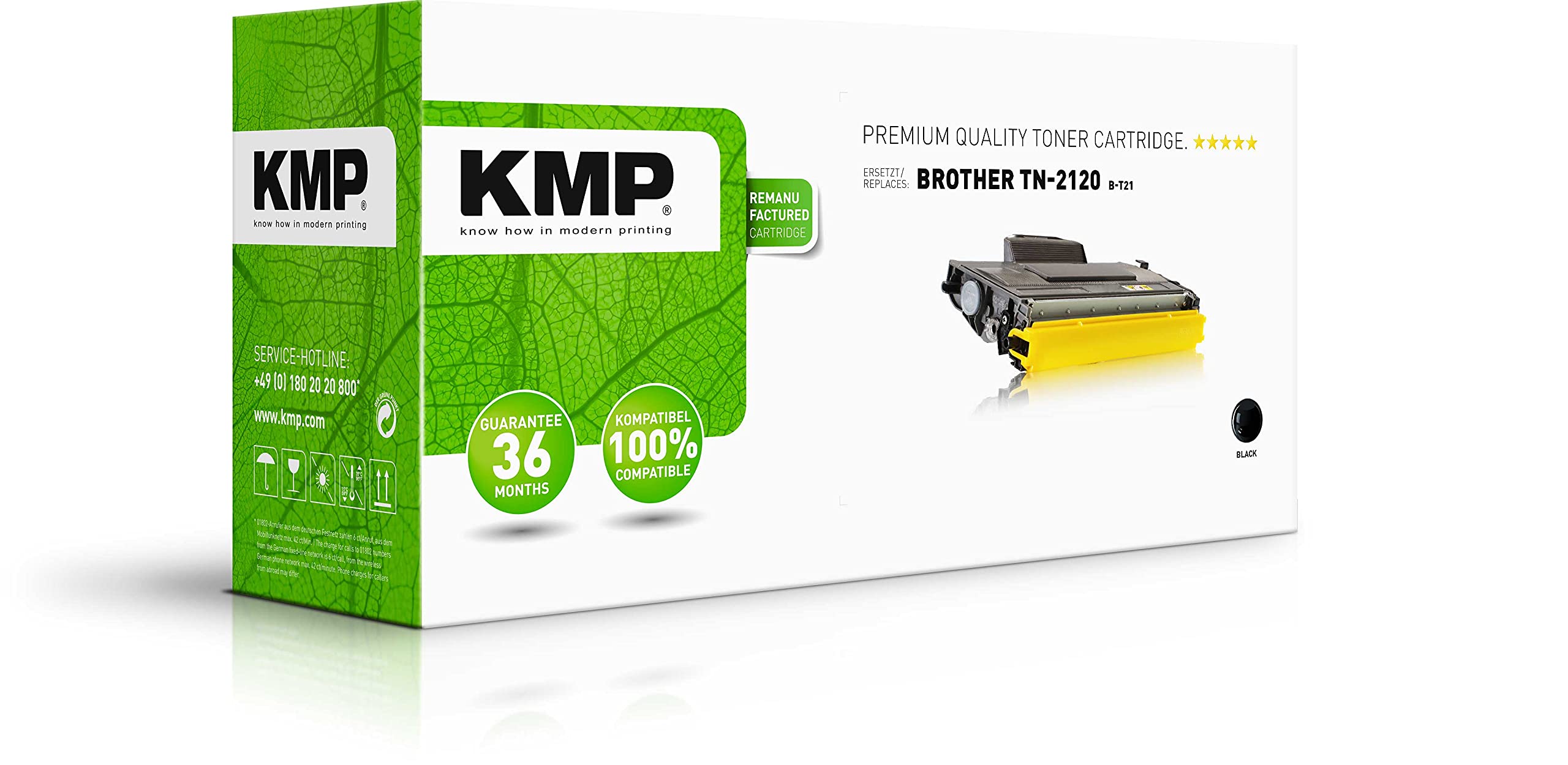 KMP B-T21 - Toner cartridge ( replaces Brother TN2120 ) - 1 x black - 2600 pages