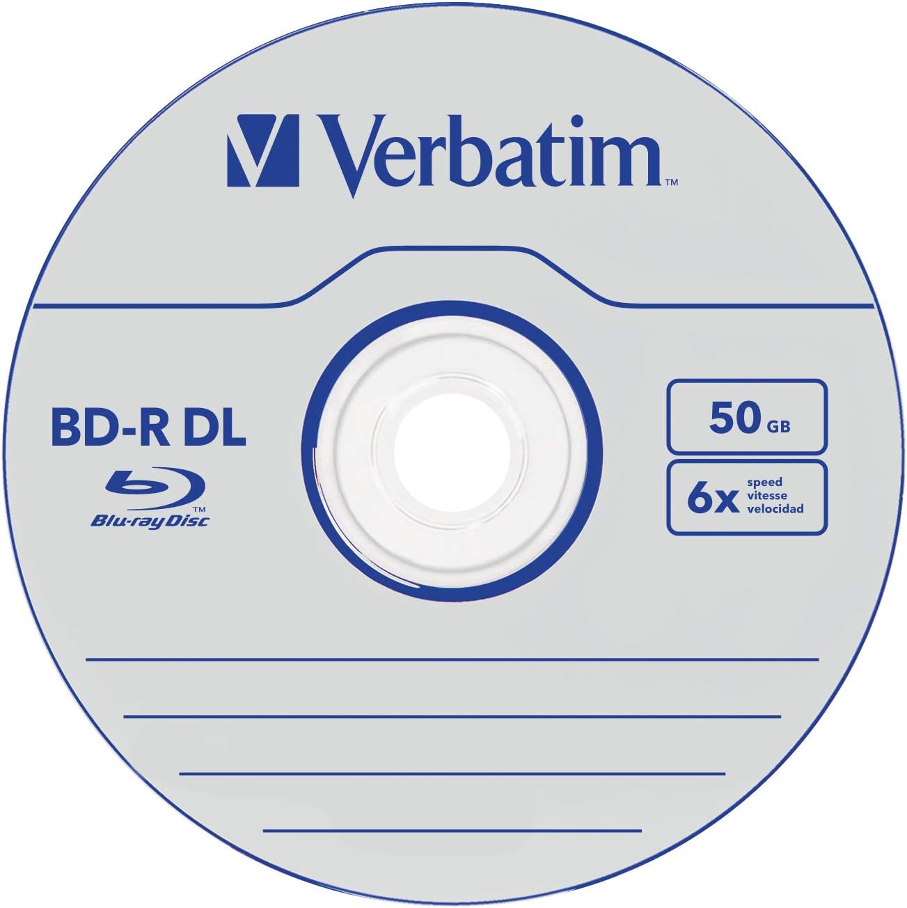 Verbatim 43748 BD-R DL 50GB 6x