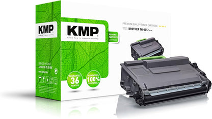 KMP Tonerkartusche passend für Brother TN3512 remanfactured Schwarz (für Brother HL-L6250DN, HL-L6300DW, HL-L6400DW,HL-L6400DWTT, DCP-L6600DW, MFC-L6900DW, MFC-L6800DW, MFC-L6800DWT
