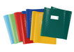 HERMA Exercise Book Cover A4, with inscription label, made of wipeable and sturdy plastic, slip on cover jackets for school, pack of 10, assorted colours, 19997