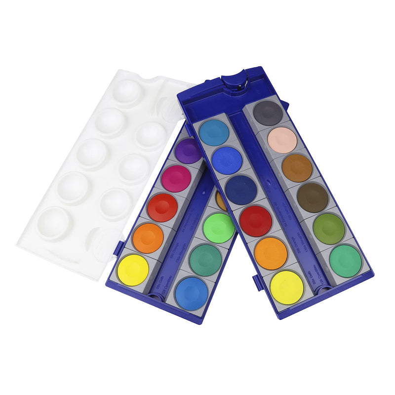 Pelikan 720631 Paint Box K24, 24 Quality Colours and 1 Tube Opaque White (7.5 ml)