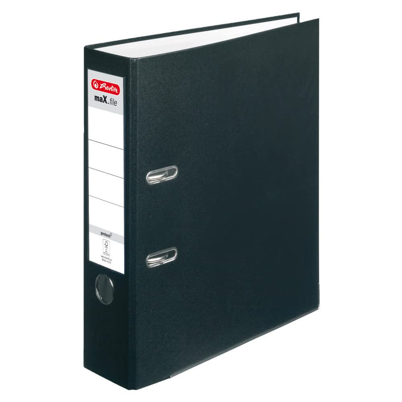 Herlitz 5480306 Lever Arch File A4 8 cm a4 Black