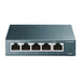 TP-Link TL-SG105 - Switch gigabit 5 Puertos 10/100/1000 Switch ethernet, Indicador del Estado, Acero Inoxidable con Super disipación de Calor, IGMP snooping, QoS