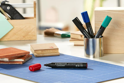 Staedtler Lumocolor Permanent Marker Box 4 colours 352 WP4