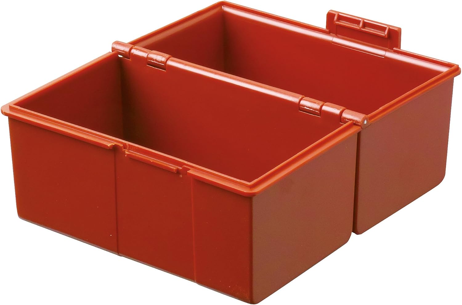 HAN 976-17 Index Card Box DIN A6 Landscape - Pack of 3 Innovative Attractive Design for 400 Index Cards with Steel Hinge Red