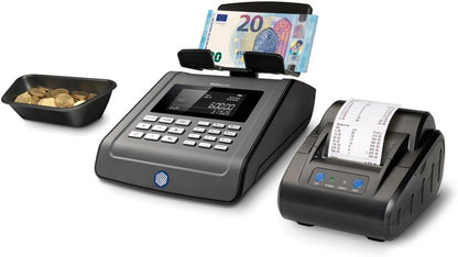 Safescan TP-230 Black Thermal Receipt Printer that Prints Counting Results of the Safescan Money Counting Machine - Cash Counting Machine - Money Counter Machine - Coin Counter - Money Scale