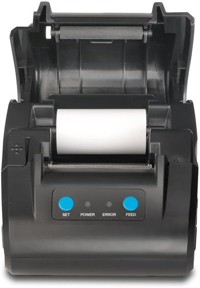 Safescan TP-230 Black Thermal Receipt Printer that Prints Counting Results of the Safescan Money Counting Machine - Cash Counting Machine - Money Counter Machine - Coin Counter - Money Scale
