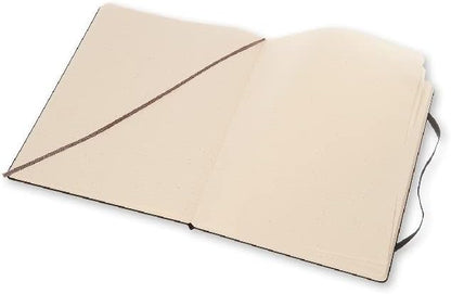 Moleskine Classic Dotted Paper Notebook, Hard Cover and Elastic Closure Journal, Color Black, Size Extra Large 19 x 25 cm, 192 Pages