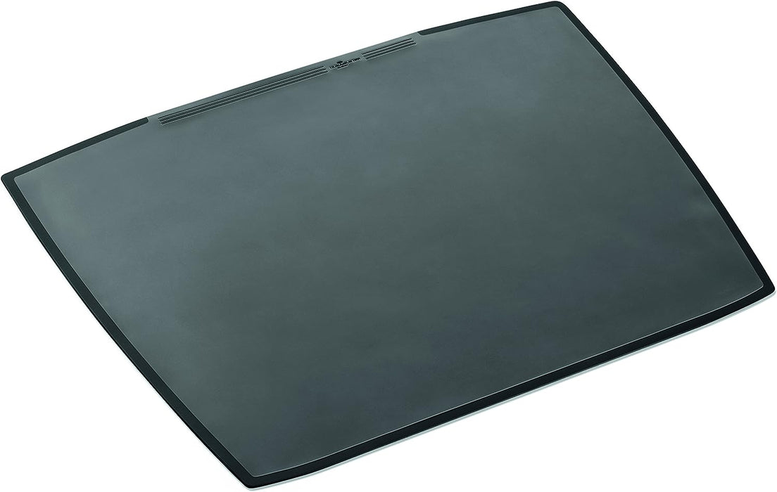 Durable Desk/Work Pad with Transparent Overlay, Trapezoidal Shape, 26-3/4"" x 20-3/4"", Black (720101)" Trapezoid 26-3/4" x 20-3/4" Black