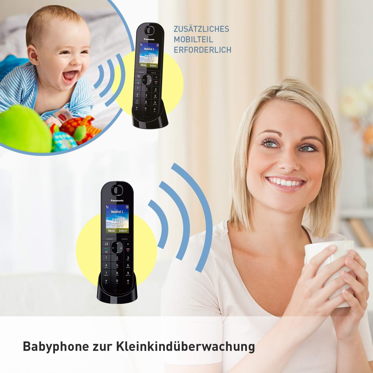 Panasonic Mobilt. KX-TGQ400 sw
