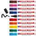 edding 3300 permanent marker - multi-coloured - set of 10 - chisel nib 1-5 mm - quick-drying permanent markers - waterproof, smudge-proof - for cardboard, plastic, wood, metal, fabric - marker pens