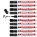 edding 3000 permanent marker - black - box of 10 - round tip 1.5-3 mm - quick-drying permanent markers - waterproof, smudge-proof - for cardboard, plastic, wood, metal, fabric - marker pens