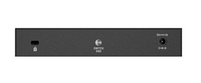 D-Link DGS-108 Conmutador Gigabit Layer2 de 8 puertos, hasta 1000 Mbps de transferencia de datos por puerto, arquitectura sin bloqueo, sin ventilador, carcasa metálica, negro