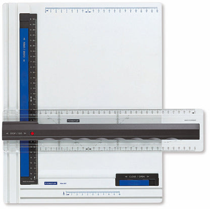Bundle of STAEDLTER 661 A4 Mars Drawing Board for Technical Drawing - DIN A4 + STAEDTLER LR 661 14 Drawing Board Case with Handle for A4 Drawing Boards