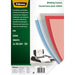 Fellowes A4 Binding Cover - 180 Microns PVC Binding Covers - Pack of 100 Binding Covers - Transparent