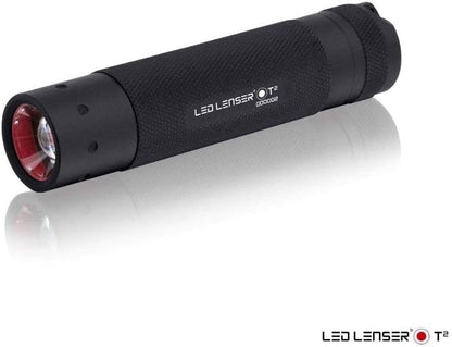 Ledlenser T² taktische LED Taschenlampe, 240 Lumen, Leuchtweite 180m, robustes Metallgehäuse, 3xAAA batteriebetrieben, inkl. Batterien, Jagen, Angeln, Outdoor T² Single