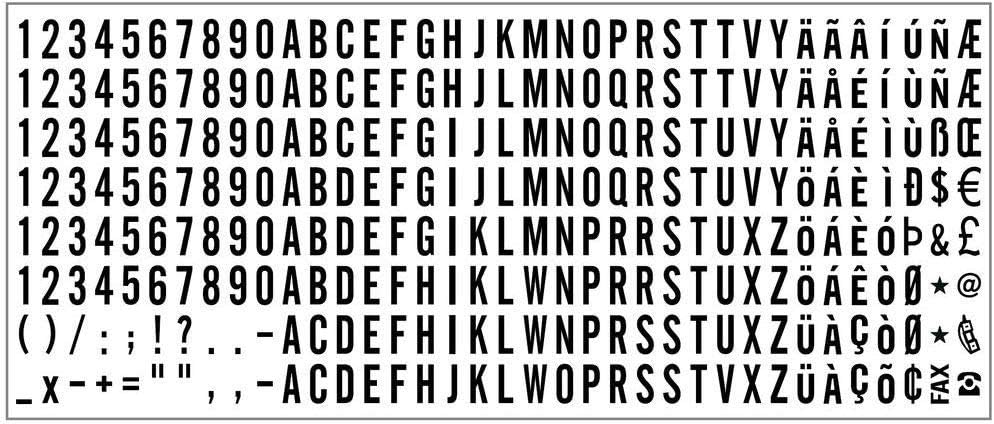 Trodat Printy 4913 Typomatic Selbersetzen for Maximum 5 Lines of Text, Sky Blue