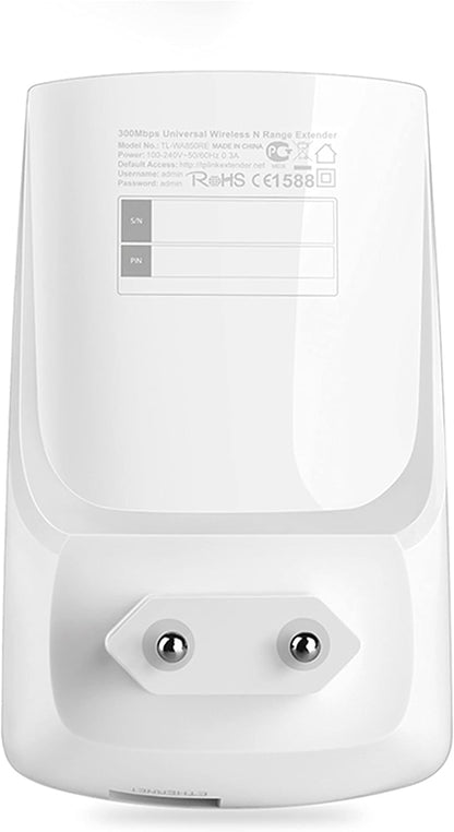 TP-Link TL-WA850RE WLAN Verstärker Repeater(300 Mbit/s, App Steuerung, Ethernet-Port, WPS, AP Modus, LED abschaltbar, kompatibel zu allen WLAN Geräten) weiß