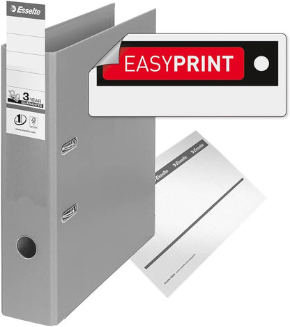 Esselte A4 Lever Arch File, Blue, 72mm Spine, Plastic, Vivida Range, 624067