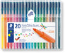 STAEDTLER 323 SB20 Triplus Colour Fibre-Tip Pens, 1.0mm - Assorted Colours (Pack of 20