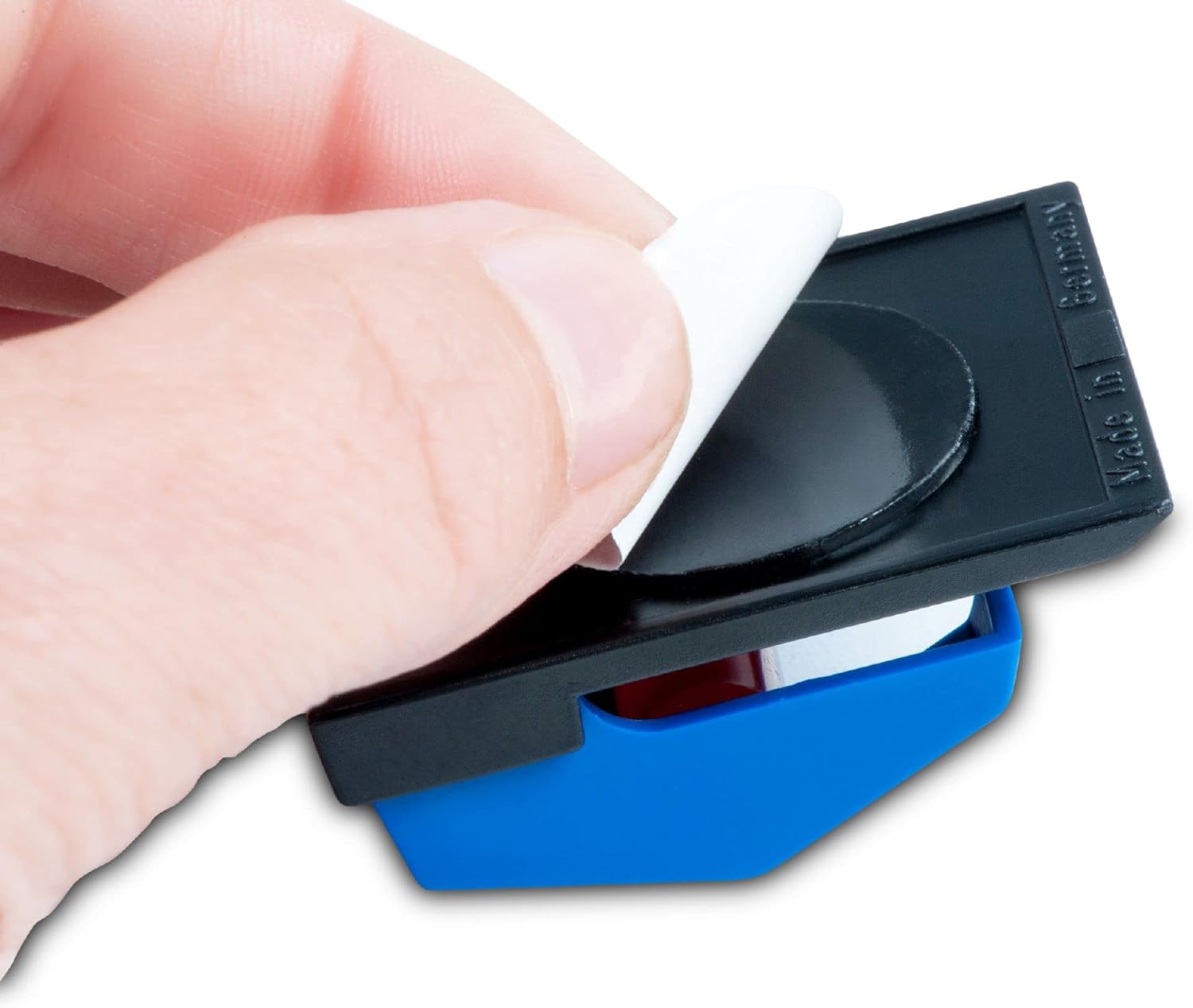 MAUL Rollenclips S | Klemmrollenautomatik zum sicheren Aufängen von Papier, Plakaten und Zeichnungen | selbstklebend | ideal für Büro, Werkstatt, Küche und Kinderzimmer | 10 Stück |
