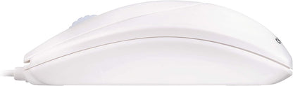 CHERRY WheelMouse optical, Wired Mouse, Suitable for Right and Left-Handers, Optical Sensor for Precise Mouse Pointer Motion, Grey/White