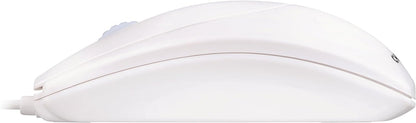CHERRY WheelMouse optical, Wired Mouse, Suitable for Right and Left-Handers, Optical Sensor for Precise Mouse Pointer Motion, Grey/White