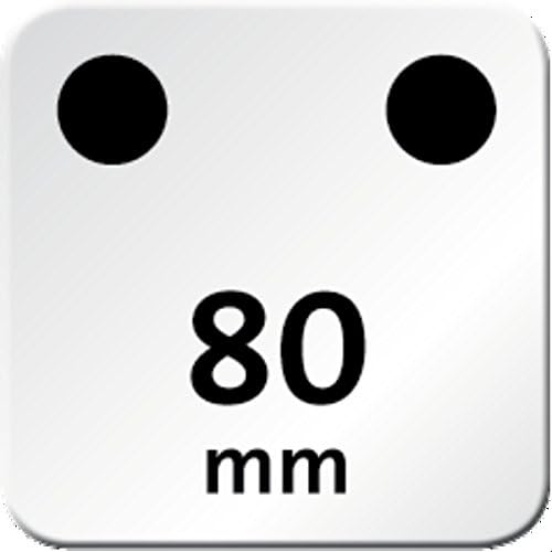 Novus B 230 Colour ID Hole Punch 30 Sheets Stop Rail with Format Specifications Metal/Plastic Orange Funny Orange