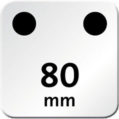 Novus B 230 Colour ID Hole Punch 30 Sheets Stop Rail with Format Specifications Metal/Plastic Orange Funny Orange
