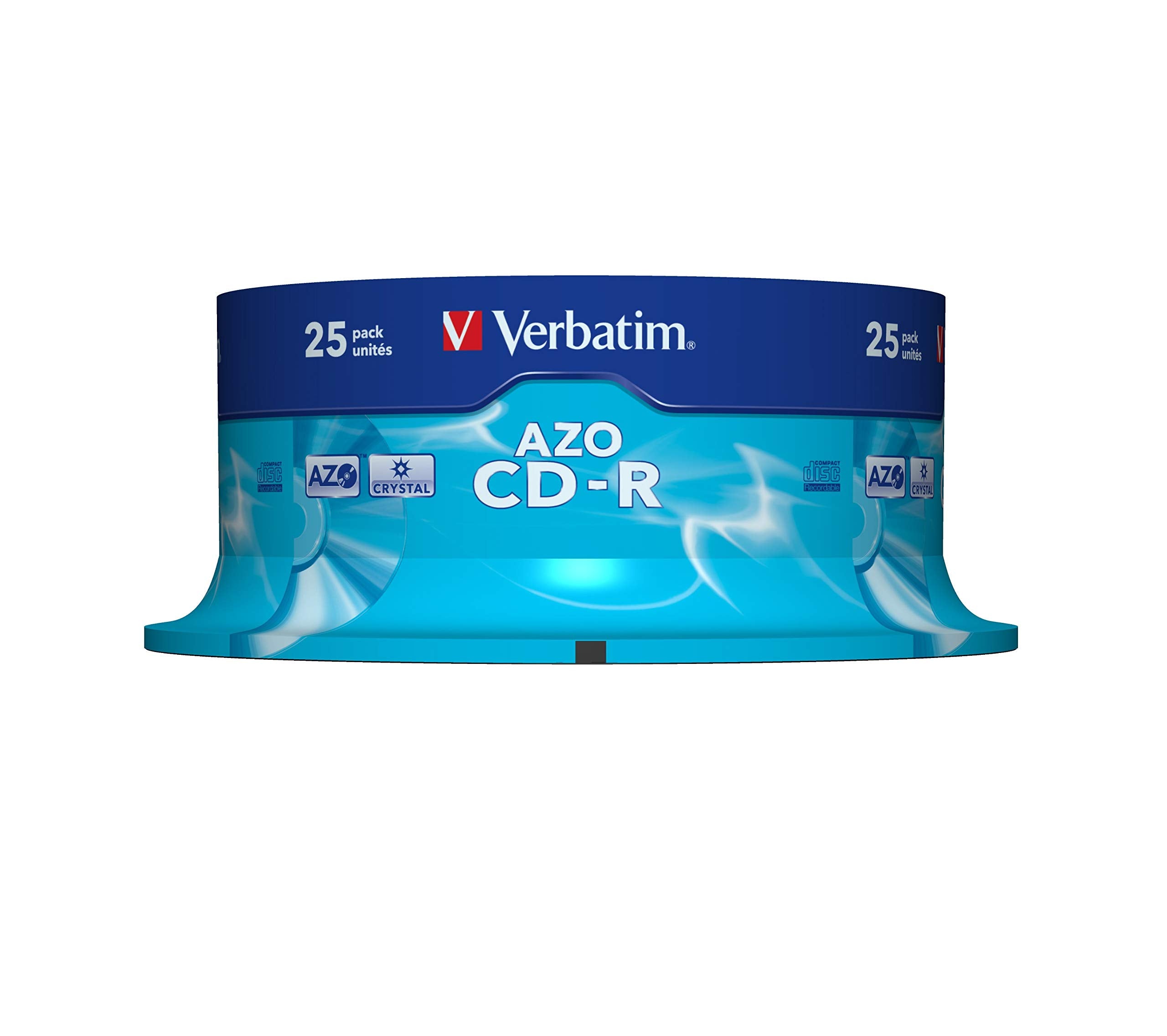 Verbatim CD-R 25Pk 48x 80Minute Super AZO Spindle