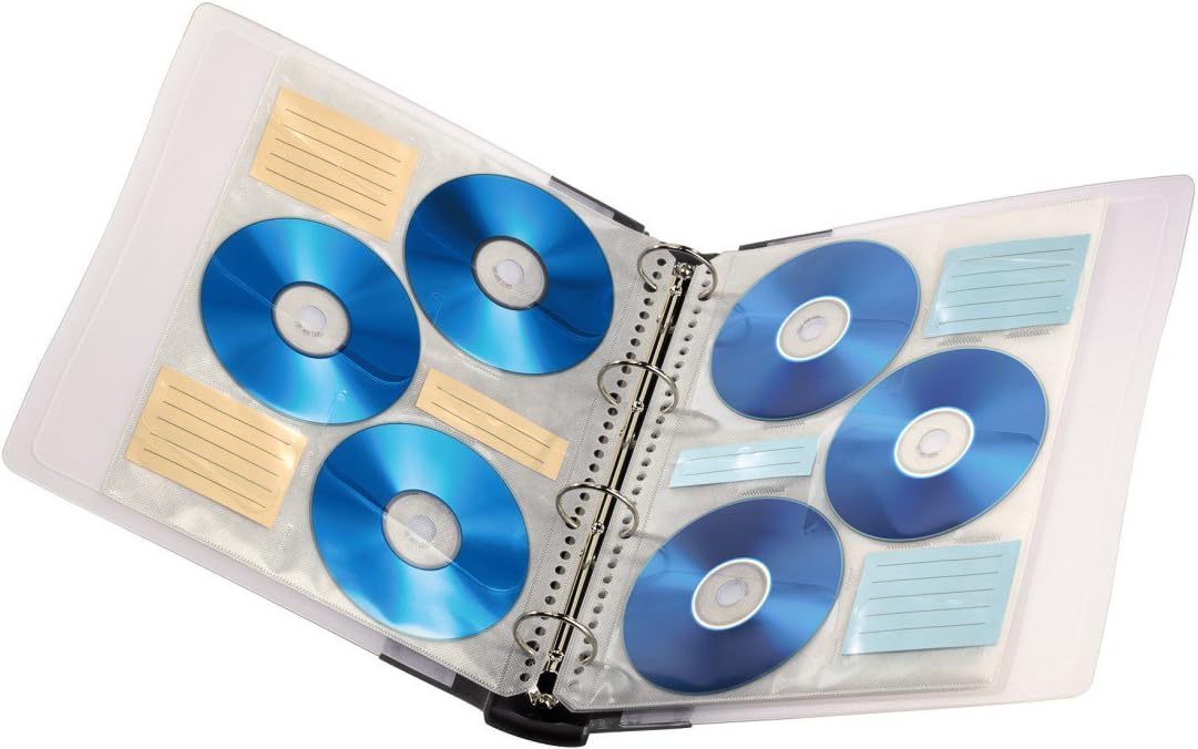 Hama 49835| CD Index Sleeves | 60 CDs | Transparent