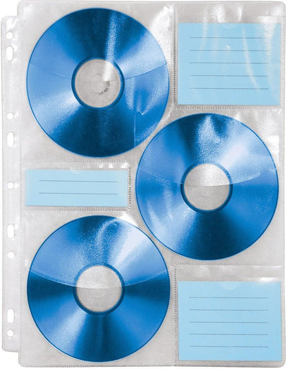 Hama 49835| CD Index Sleeves | 60 CDs | Transparent