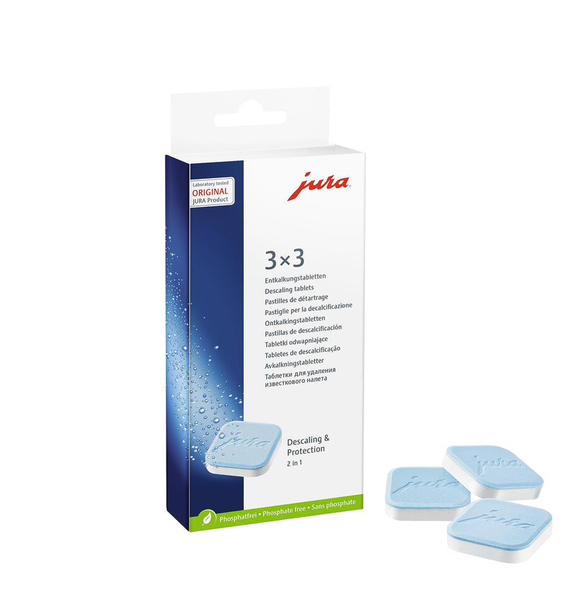 Jura Decalcifying Tablets 3x3 (9 pieces