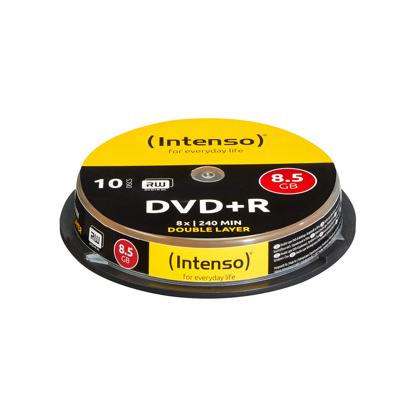 Intenso 4311142 Double Layer DVD+R (8,5GB, 8 x Speed, 10er Spindel