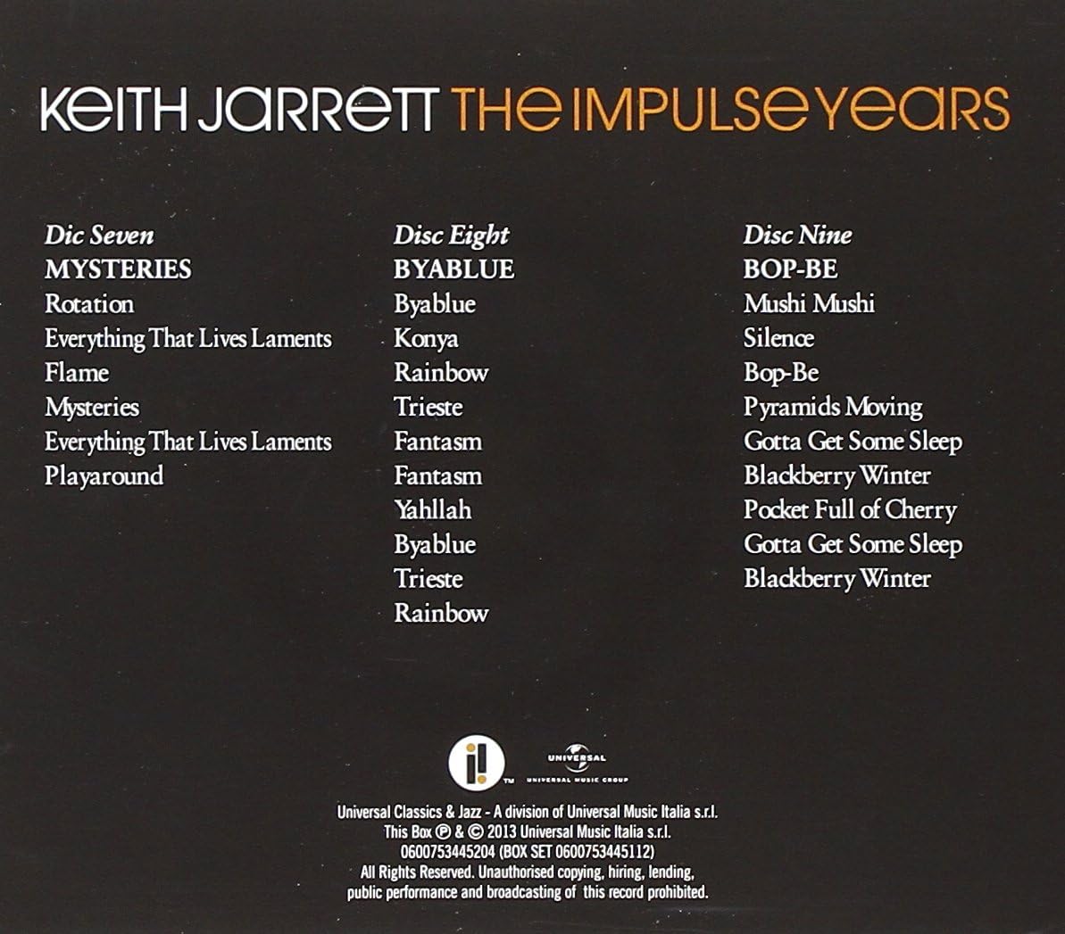 Impulse Years 1973-76