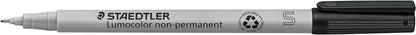 STAEDTLER 311 WP8 Lumocolor Non-Permanent Pen, Superfine Line Width, 0.4mm - Assorted Colours (Pack of 8