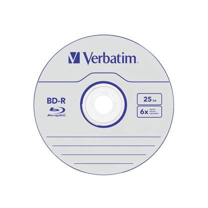 Verbatim BD-R SL 25GB 6 x 5 Pack Jewel Case BD-R 25GB 5pc(s