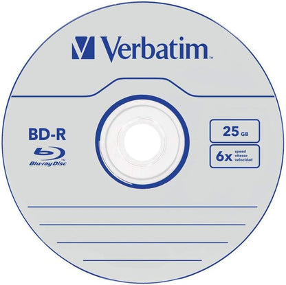 Verbatim BD-R SL 25GB 6 x 5 Pack Jewel Case BD-R 25GB 5pc(s