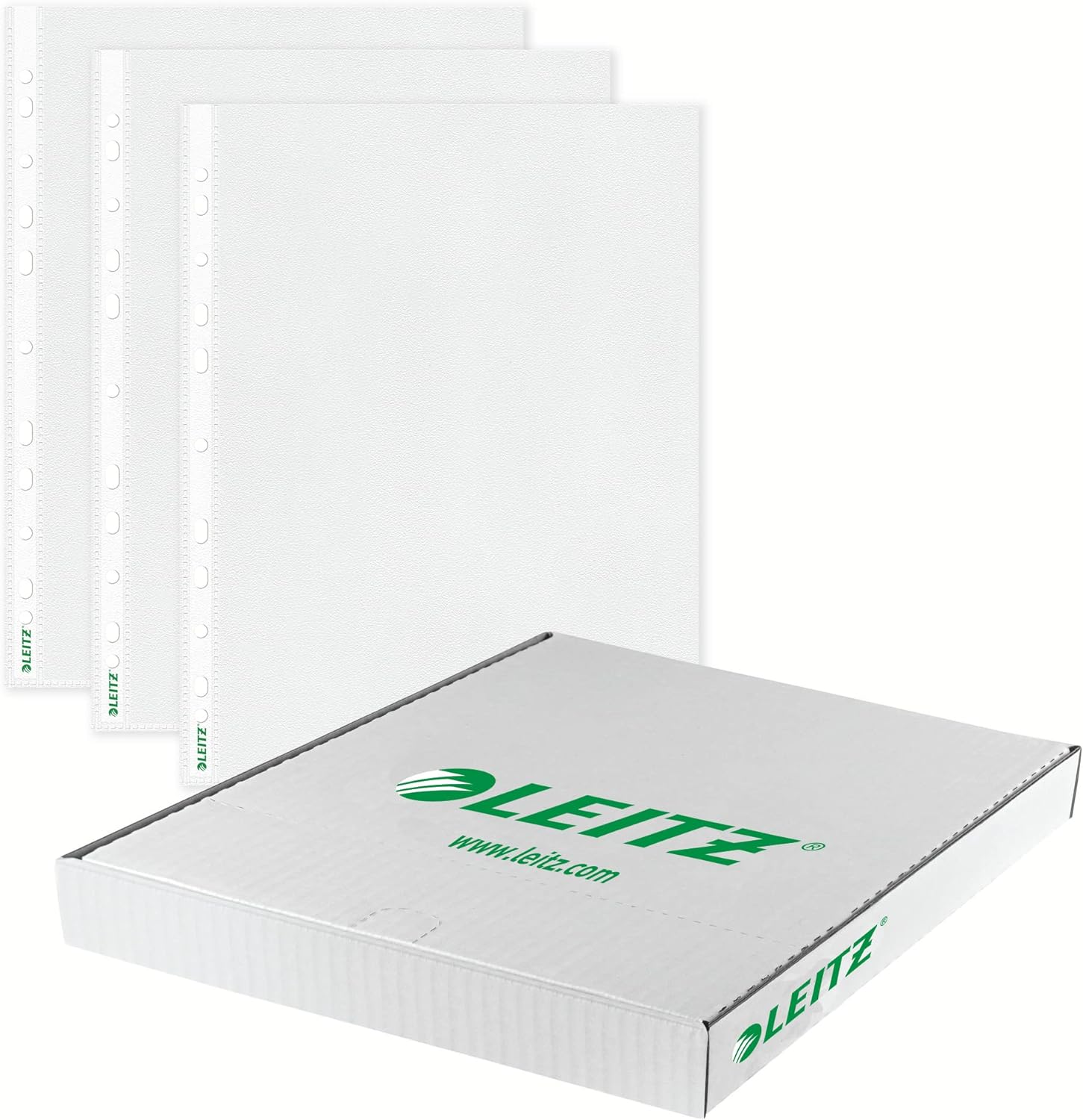 Leitz Premium Plastic Punched Pocket A4, Expanding, High Capacity 200 Sheets, 170 Micron PVC, Top Open, Pack of 5, 47563003