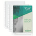 Leitz Premium Plastic Punched Pocket A4, Expanding, High Capacity 200 Sheets, 170 Micron PVC, Top Open, Pack of 5, 47563003