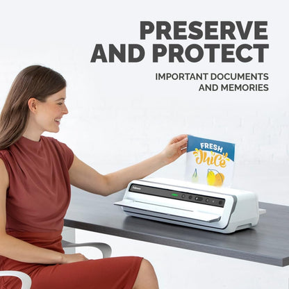 Fellowes A4 80 micras para plastificar de Admire elegante mate (Pack de 25